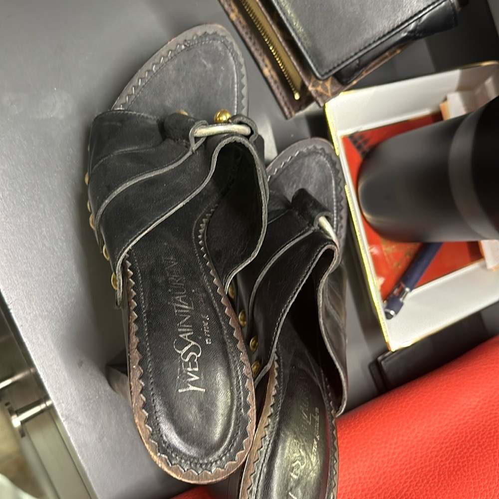 Yves St Laurent mules/ clogs